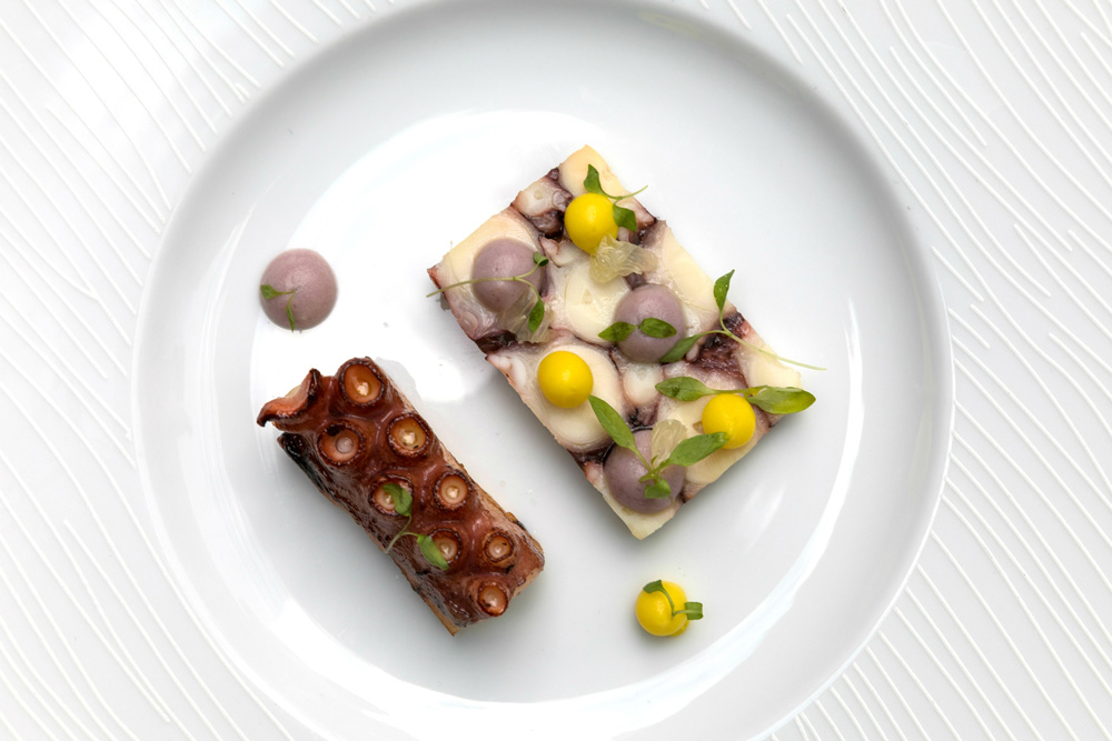 Tosca's signature octopus, Amalfitan lemon mayonnaise and parsley salad 